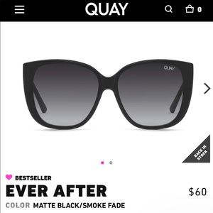 Quay Australia After Ever Sunglasses with Multicolor Hard Case
